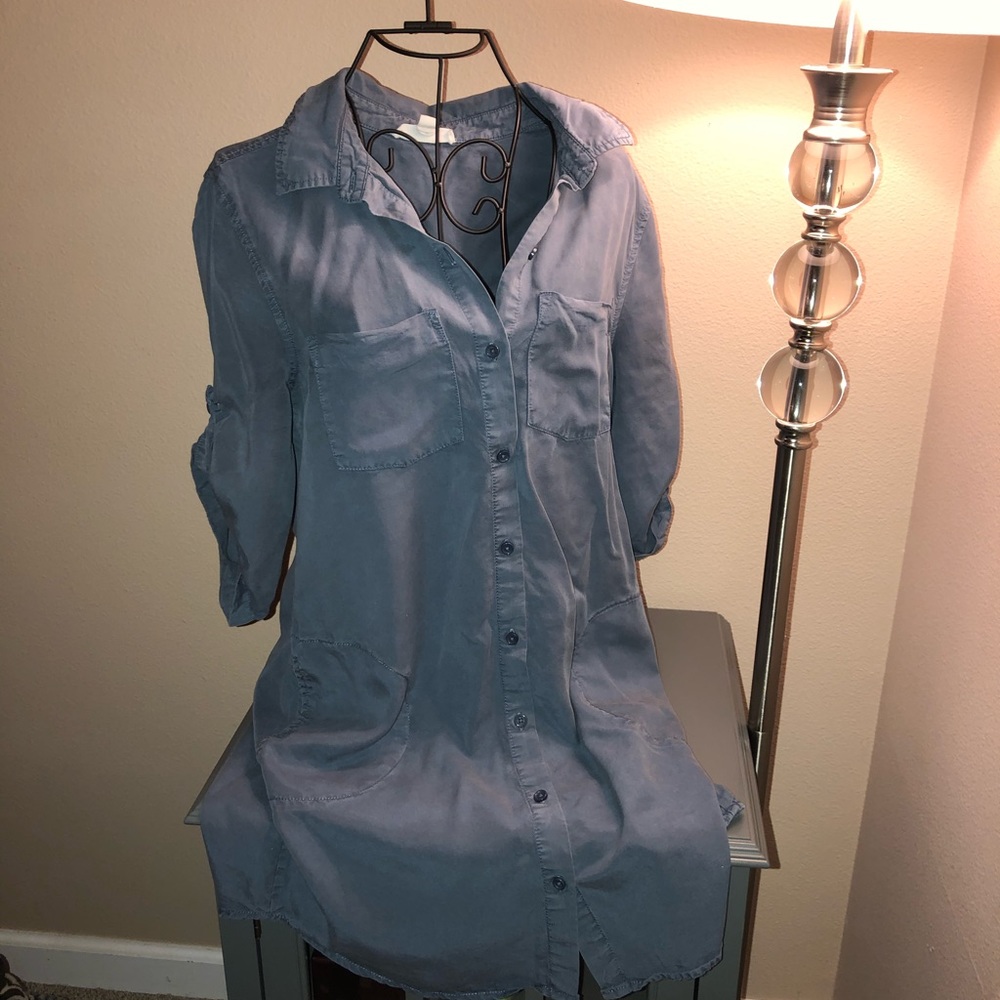 Beach Lunch Lounge Denim shirt dress